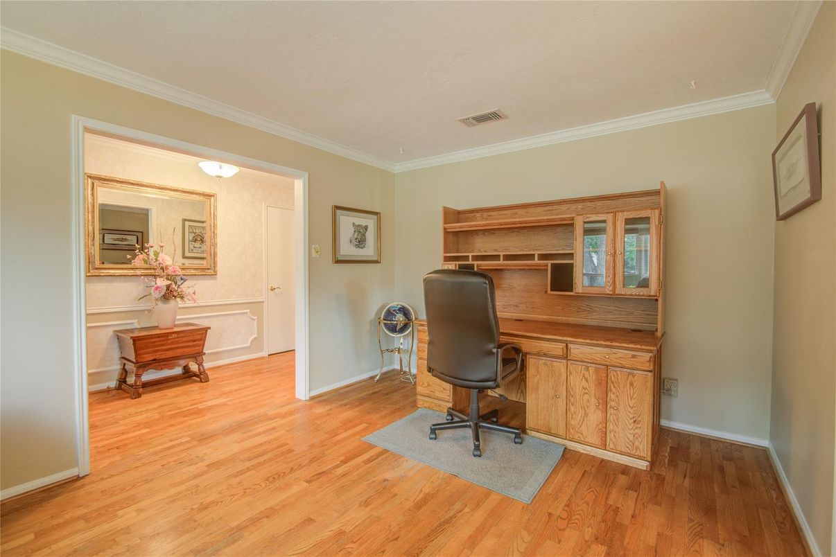 Home Office, Interior, Wood Texture Flooring