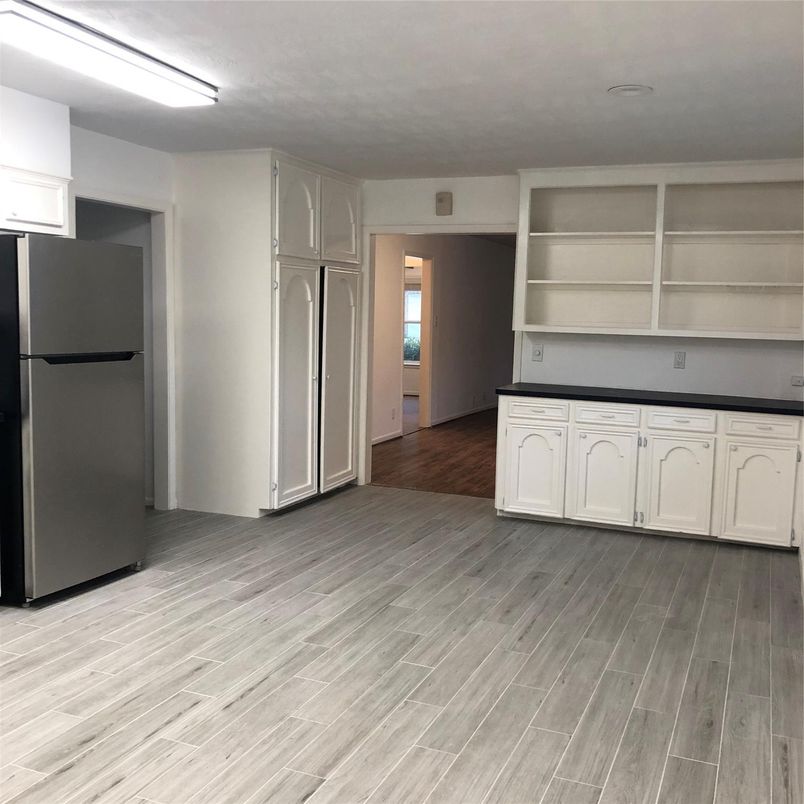 Interior, Kitchen, Wood Texture Flooring