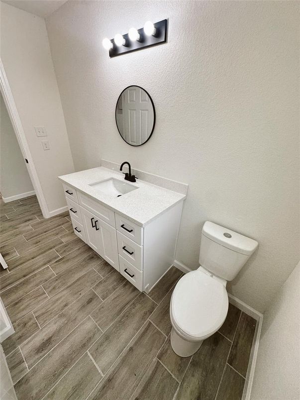 Bathroom, Dual Sink Vanities, Interior, Wood Texture Flooring