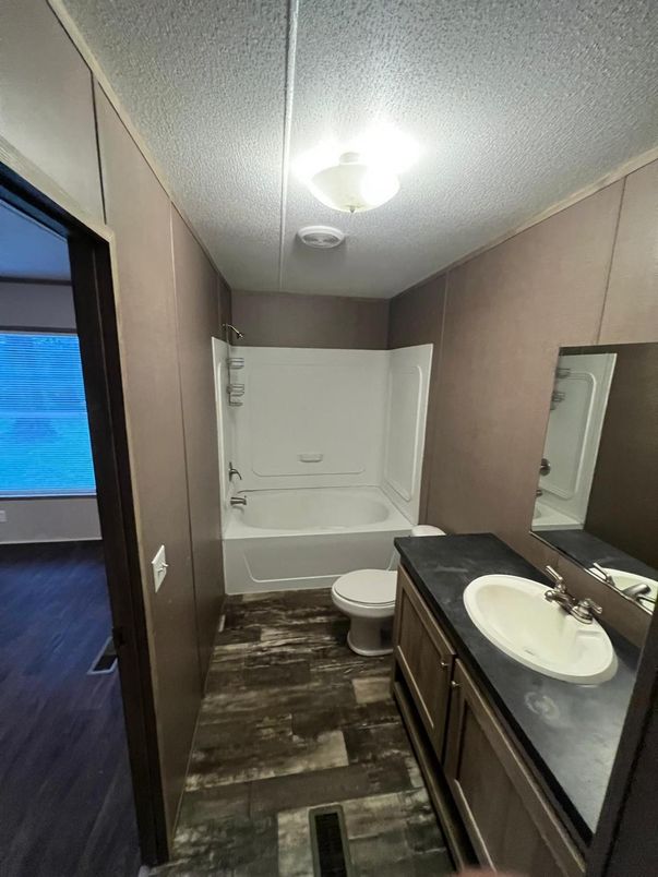 Bathroom, Interior, Wood Texture Flooring