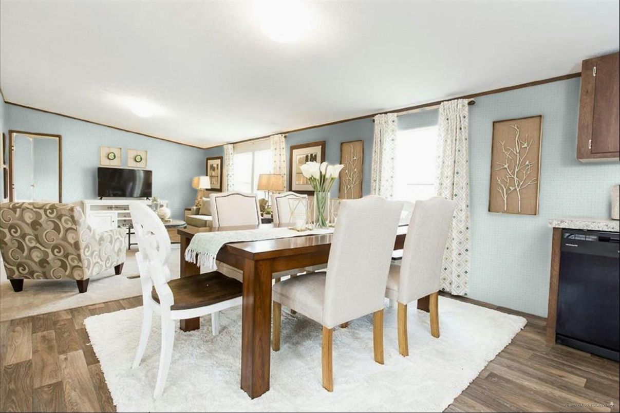 Dining room, Interior, Wood Texture Flooring