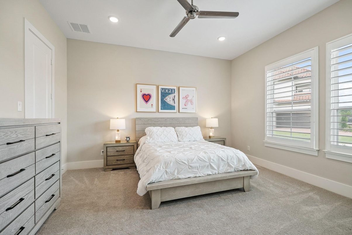 Bedroom, Interior, Recessed Lighting