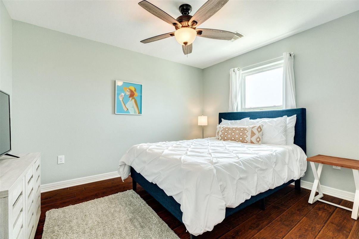 Bedroom, Interior, Wood Texture Flooring