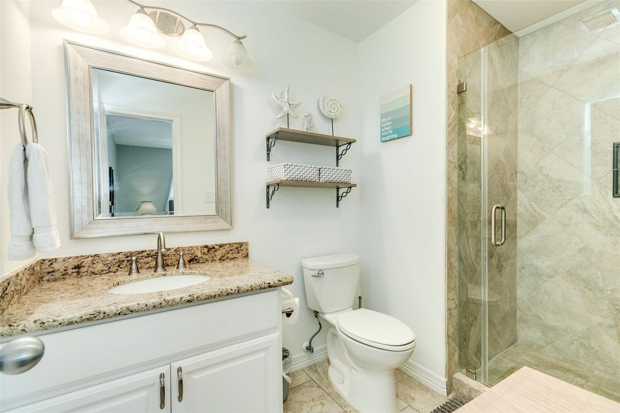 Bathroom, Glass Shower, Interior