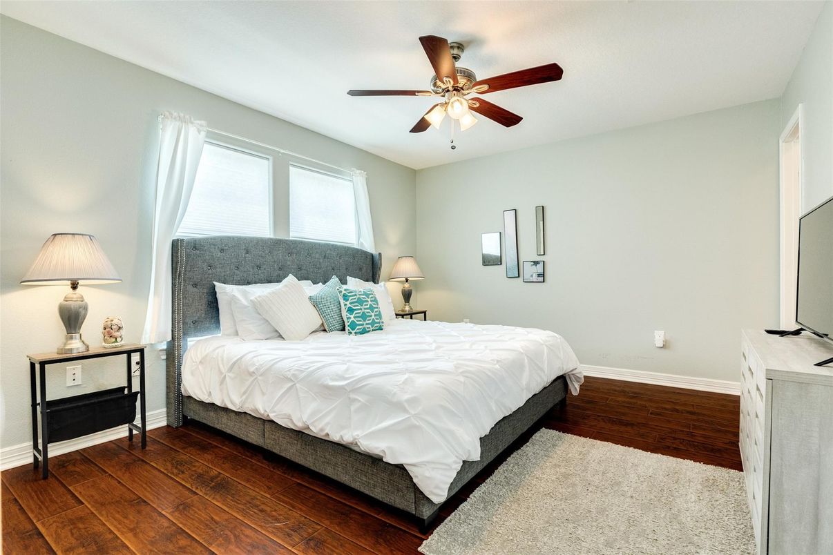 Bedroom, Interior, Wood Texture Flooring