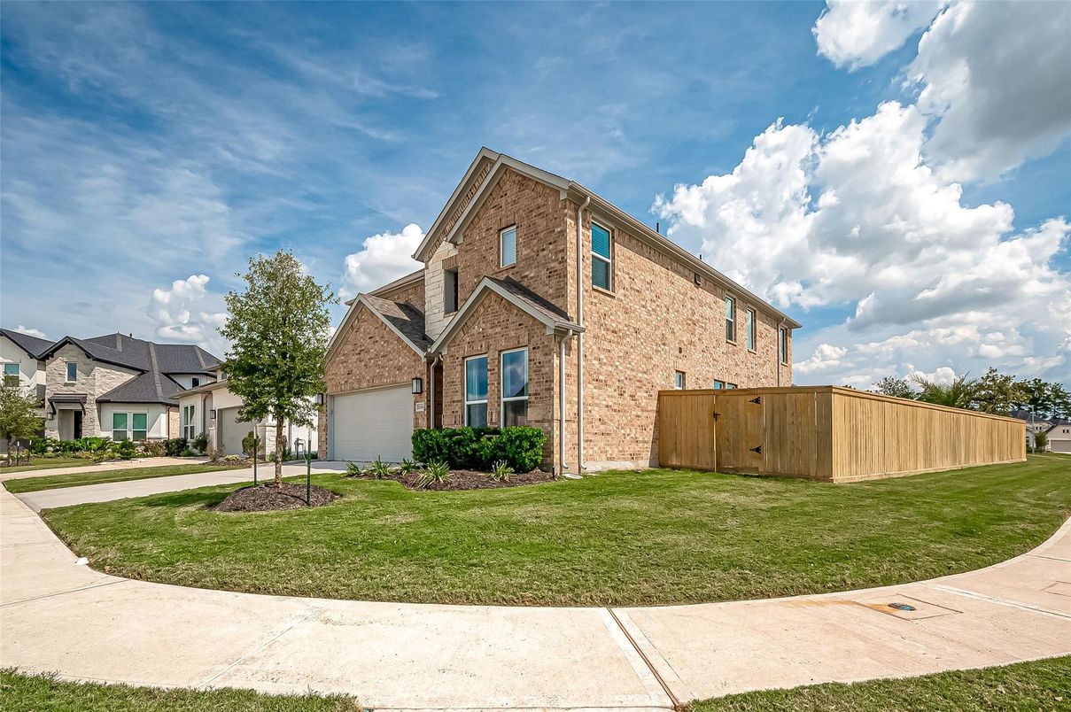 Attached, Exterior, Facade, Brick Facade, Brick Traditional