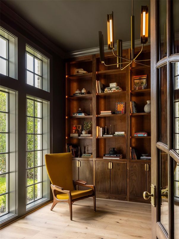 Home Office, Interior, Wood Texture Flooring