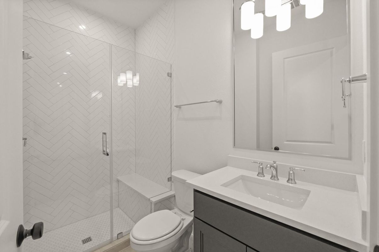 Bathroom, Glass Shower, Interior