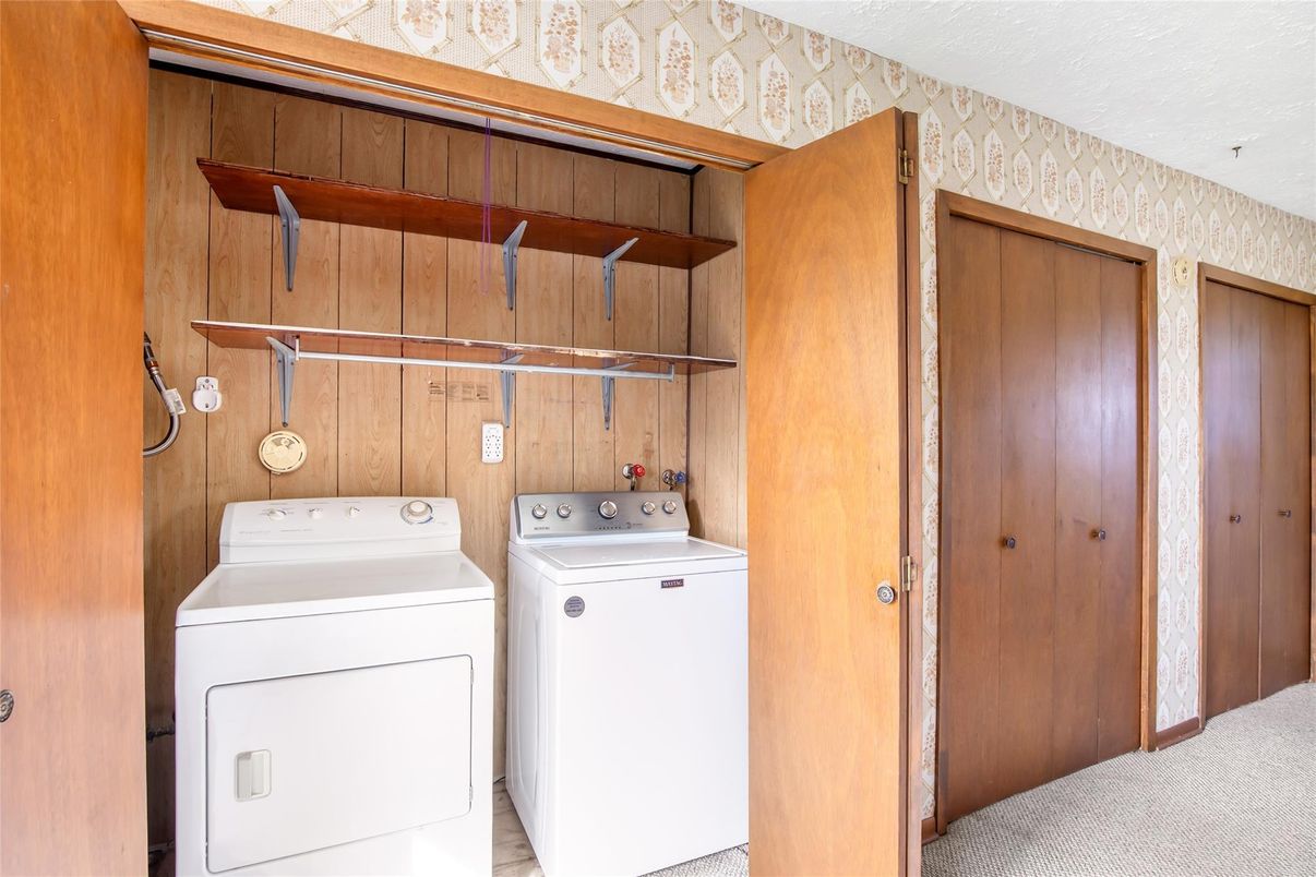 Interior, Utility Closets, Washer, Wooden Walls