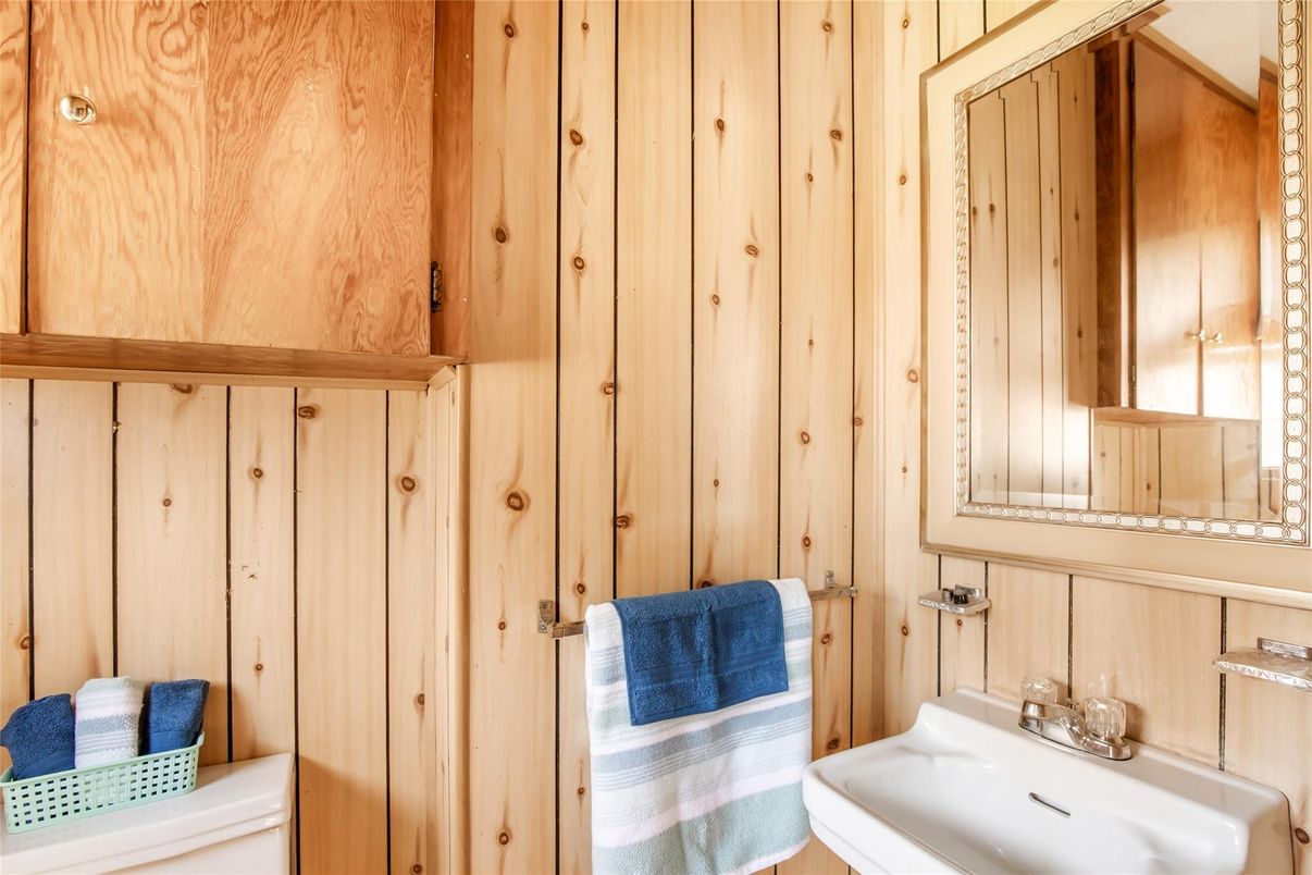 Bathroom, Interior, Wooden Walls
