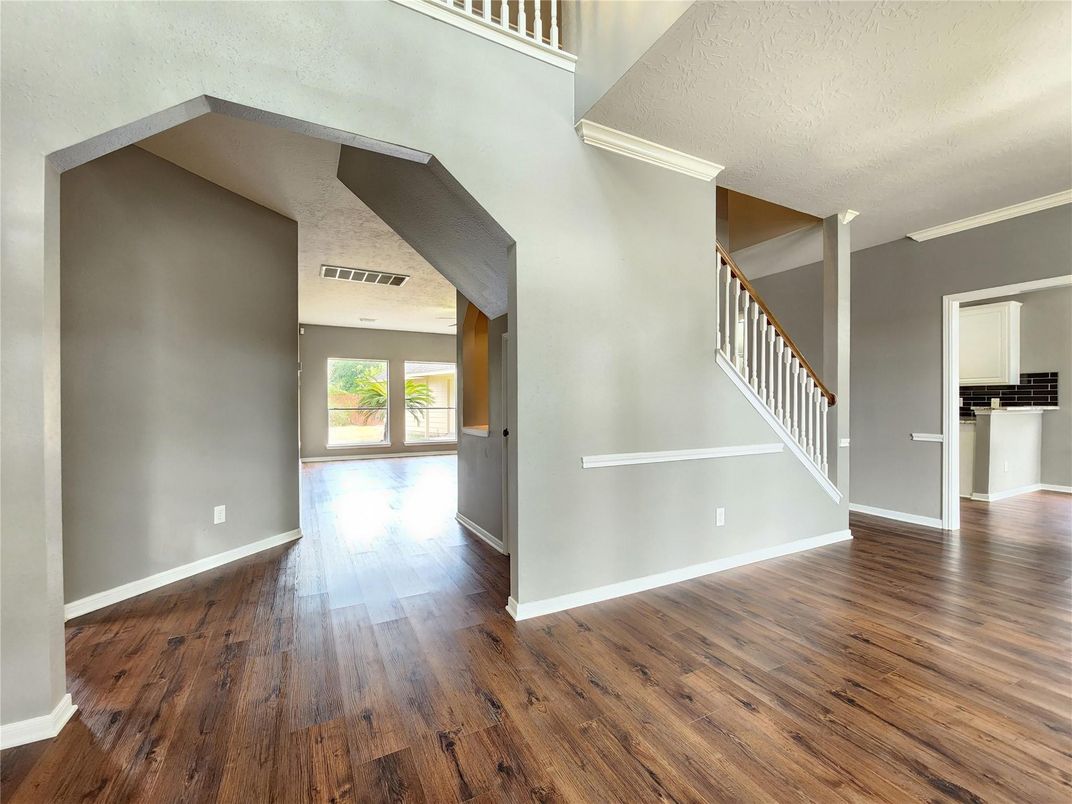 Empty room, Interior, Wood Texture Flooring