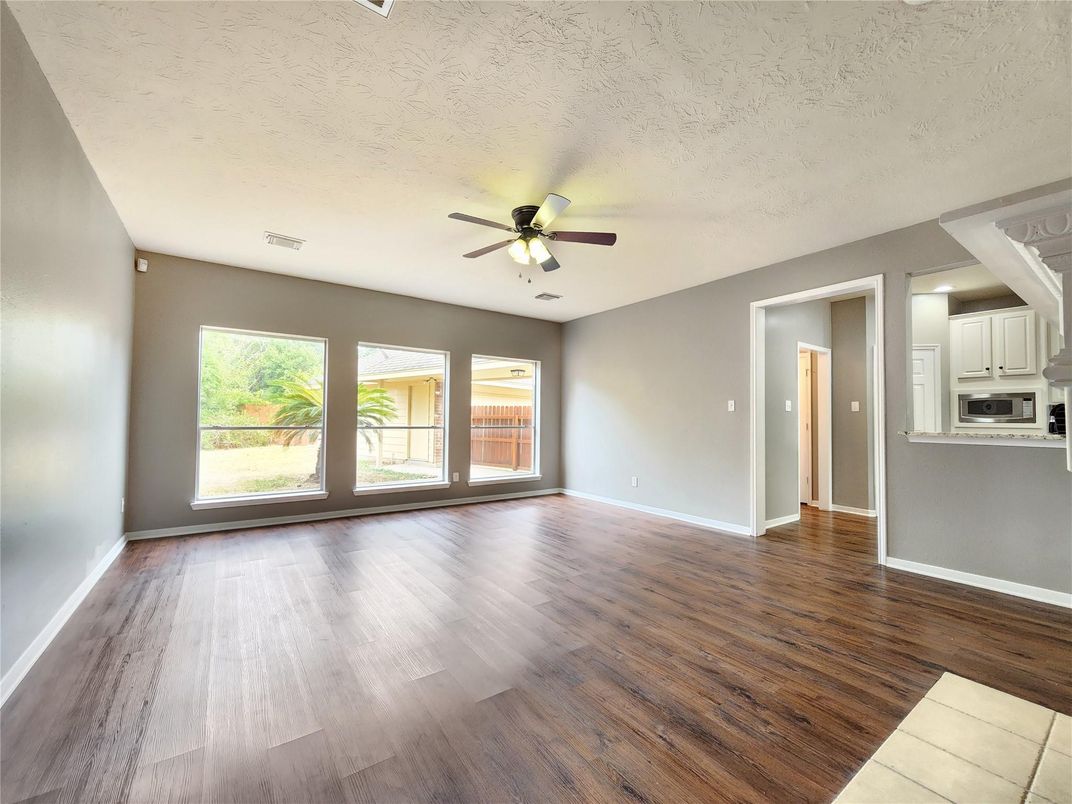 Empty room, Interior, Wood Texture Flooring