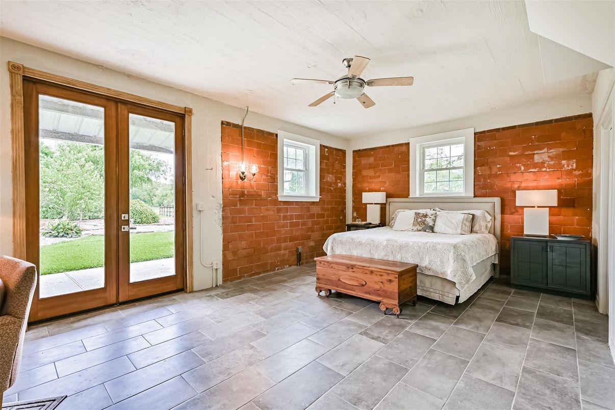 Bedroom, Interior, Stone Walls