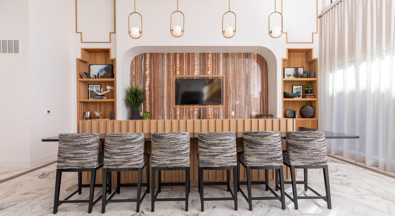 Interior, Marble, Pendant Lights