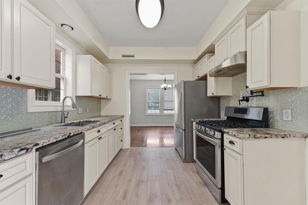 Chandelier, Interior, Kitchen, Pendant Lights, Wood Texture Flooring