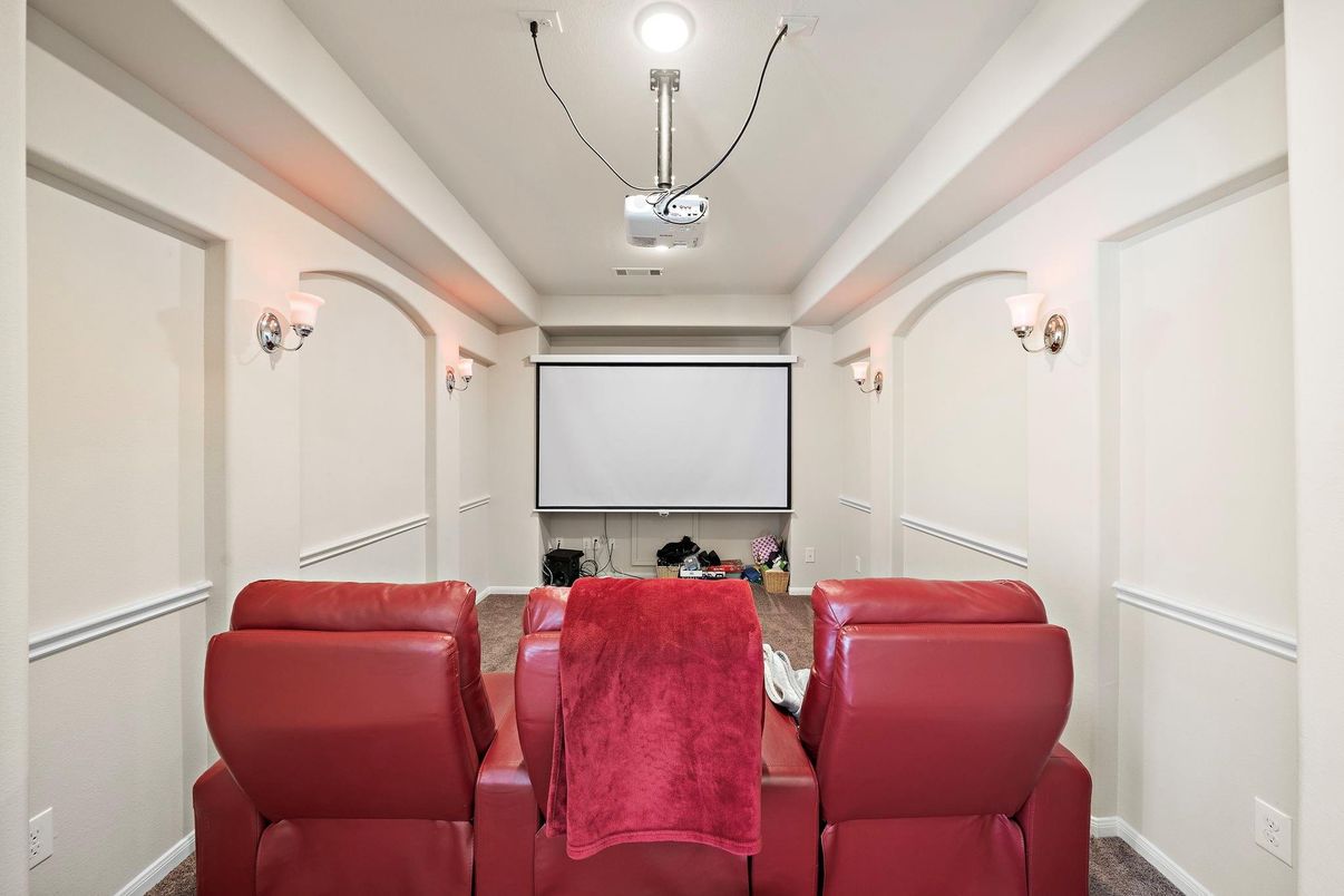 Interior, Projection Screen, Theatre Room