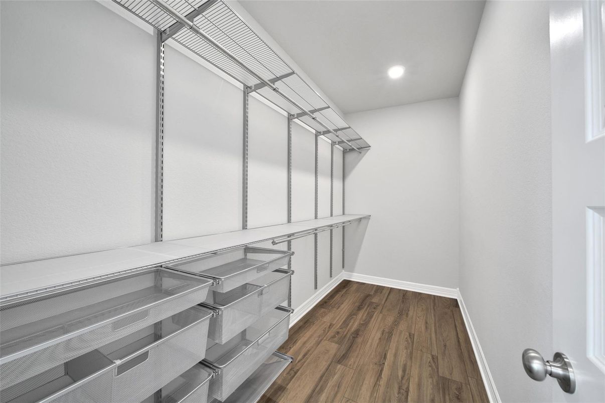 Interior, Recessed Lighting, Walk-in Closets, Wood Texture Flooring