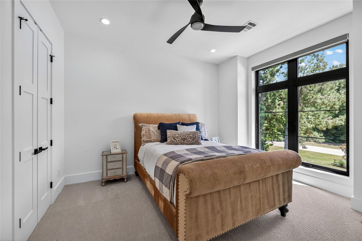 Bedroom, Interior, Recessed Lighting