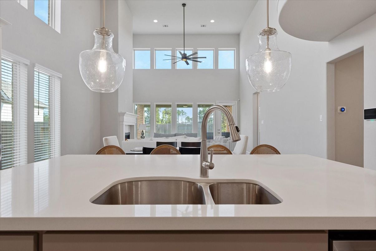 Interior, Kitchen, Pendant Lights, Recessed Lighting
