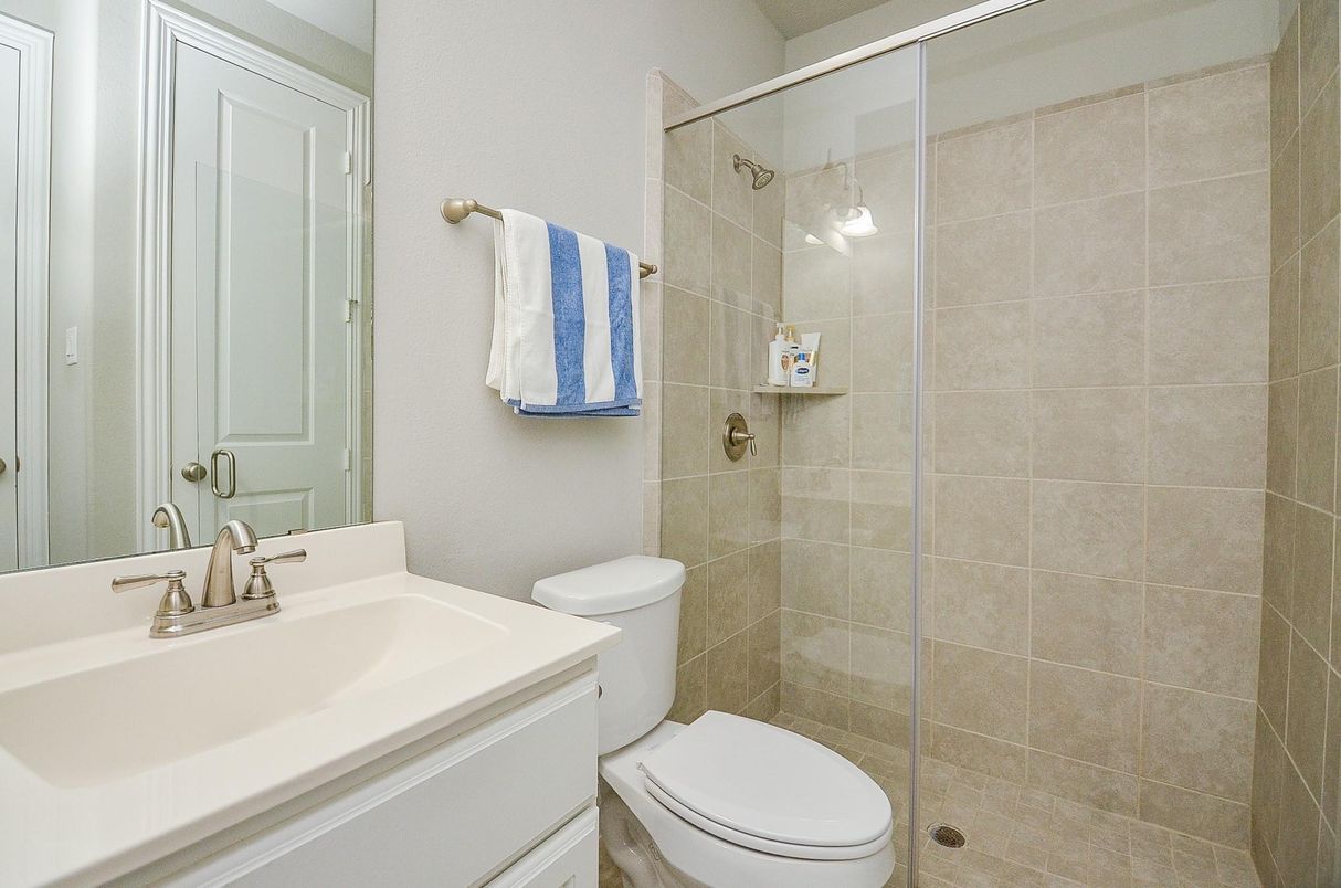 Bathroom, Glass Shower, Interior