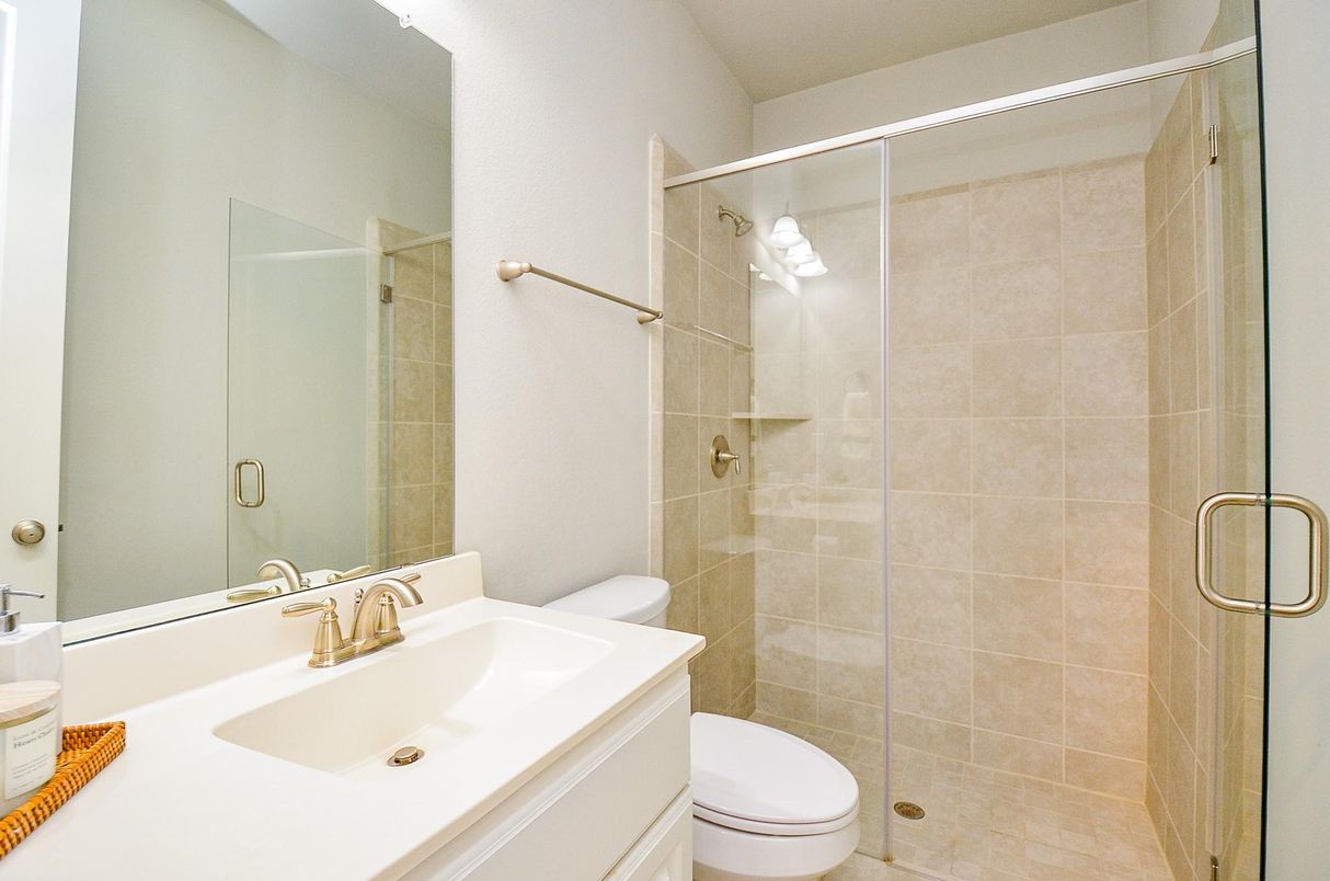 Bathroom, Glass Shower, Interior