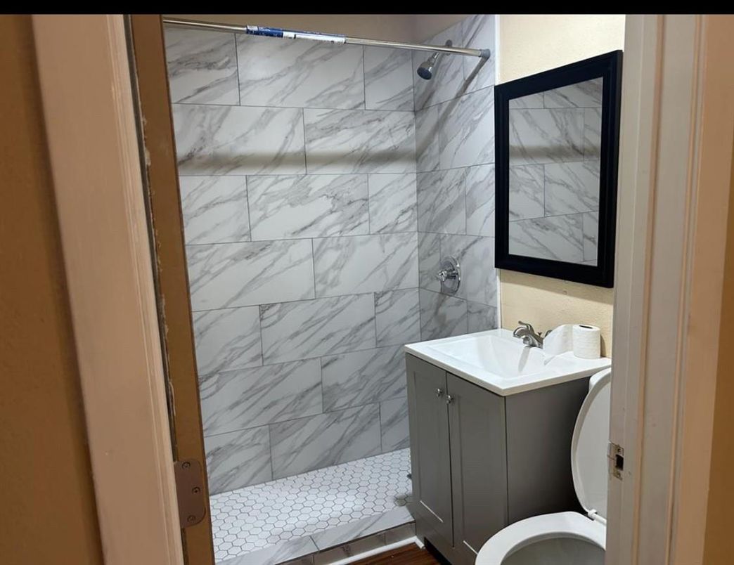 Bathroom, Interior, Marble Walls