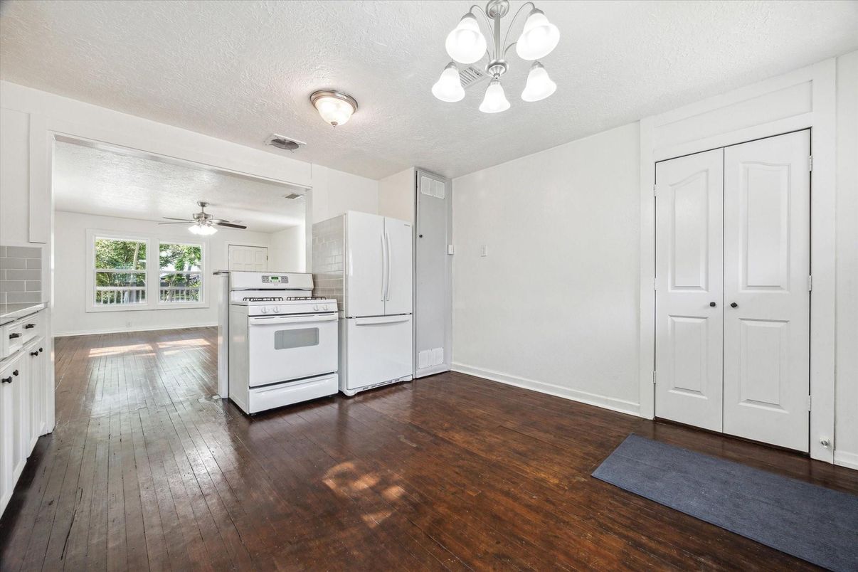 Interior, Kitchen, Wood Texture Flooring