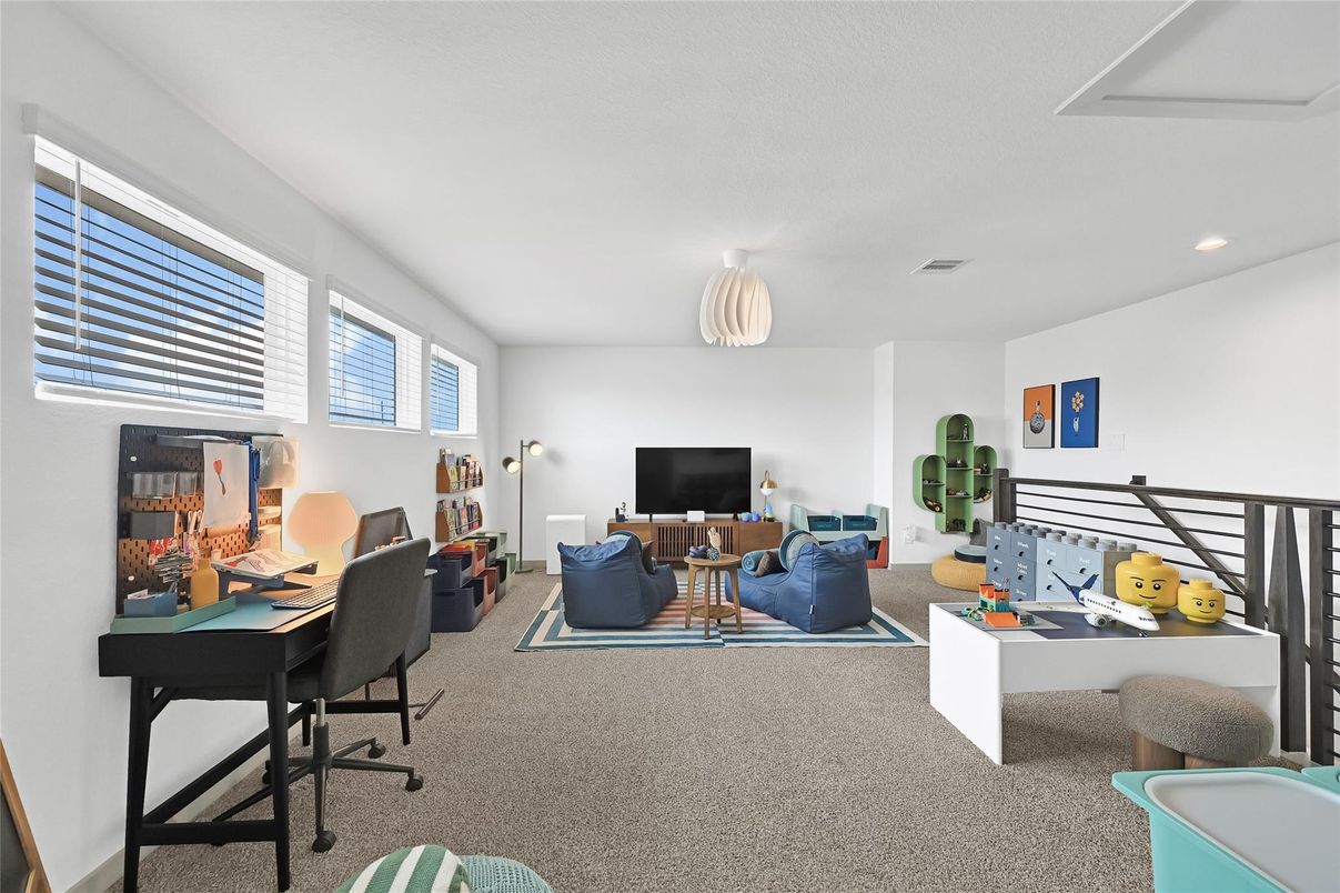 Home Office, Interior, Recessed Lighting