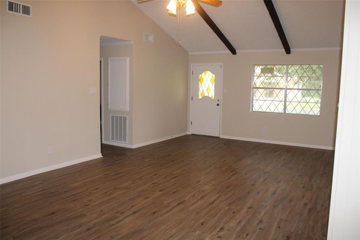 Empty room, Interior, Wood Texture Flooring