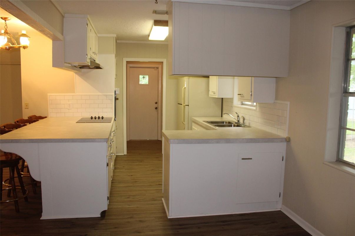 Interior, Kitchen, Wood Texture Flooring