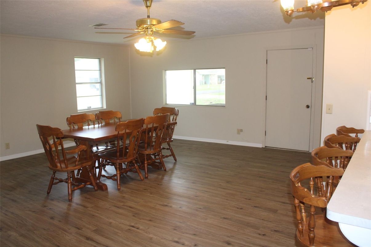 Dining room, Interior, Wood Texture Flooring