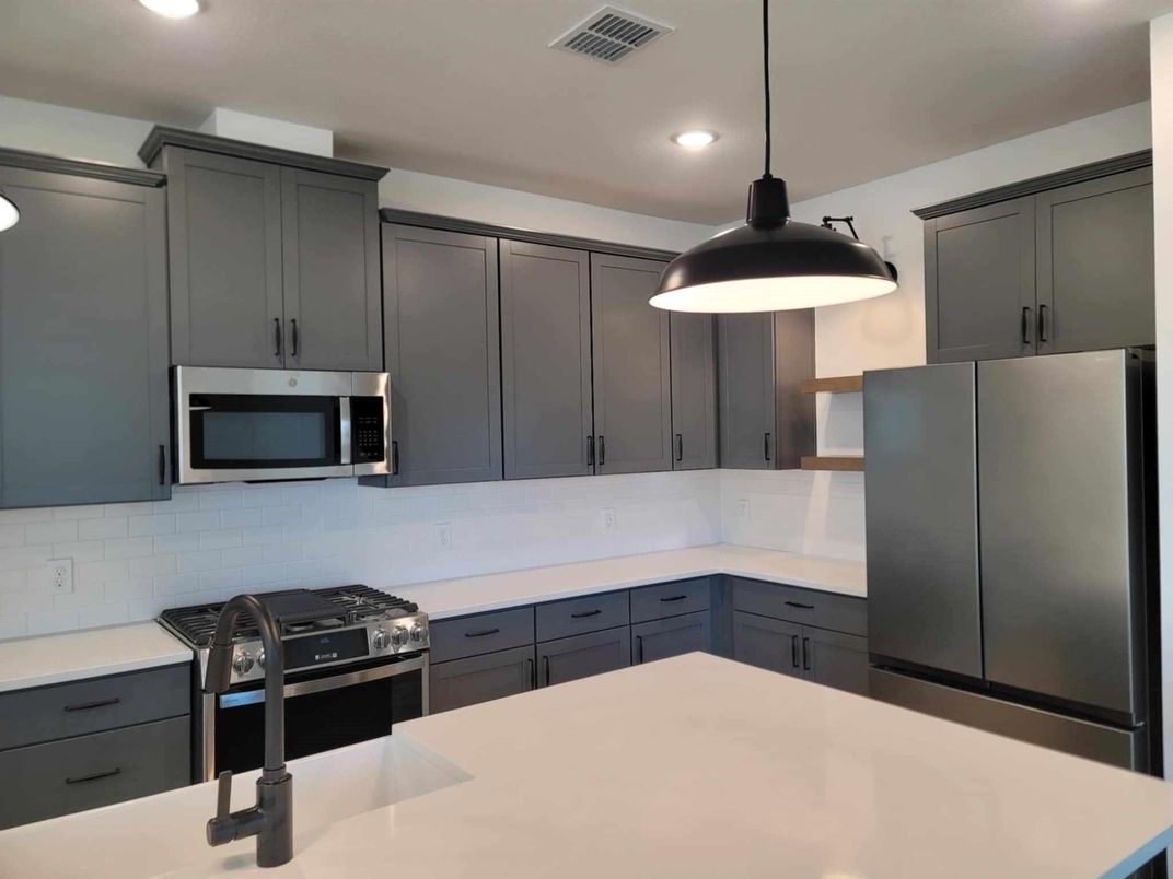 Interior, Kitchen, Pendant Lights, Recessed Lighting