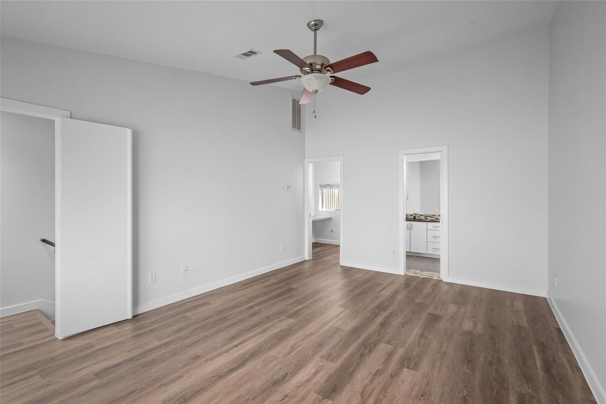 Empty room, Interior, Wood Texture Flooring