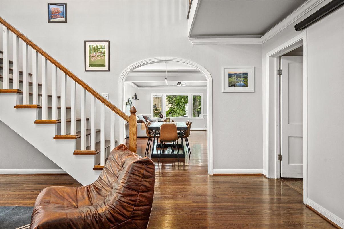 Dining room, Interior, Wood Texture Flooring