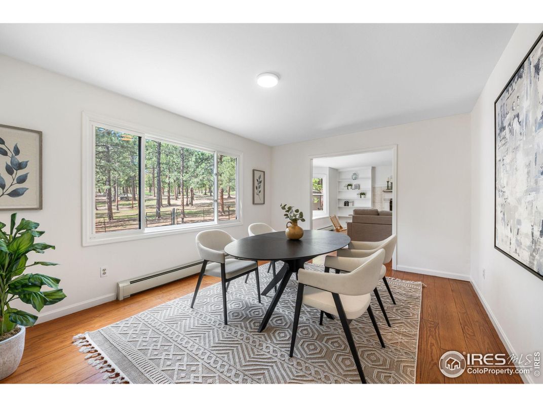 Dining room, Interior, Wood Texture Flooring