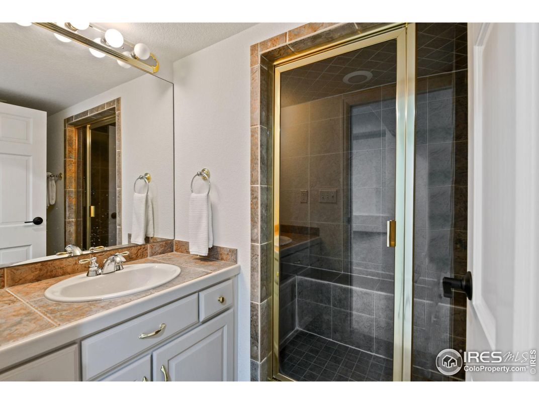 Bathroom, Glass Shower, Interior, Tile Countertops