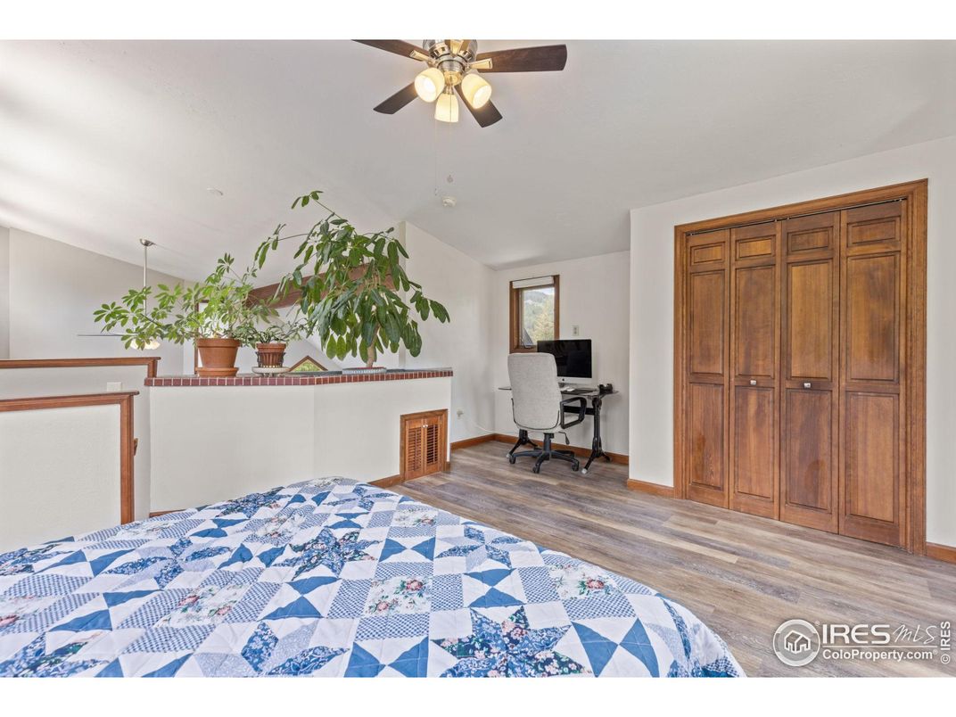 Home Office, Interior, Wood Texture Flooring