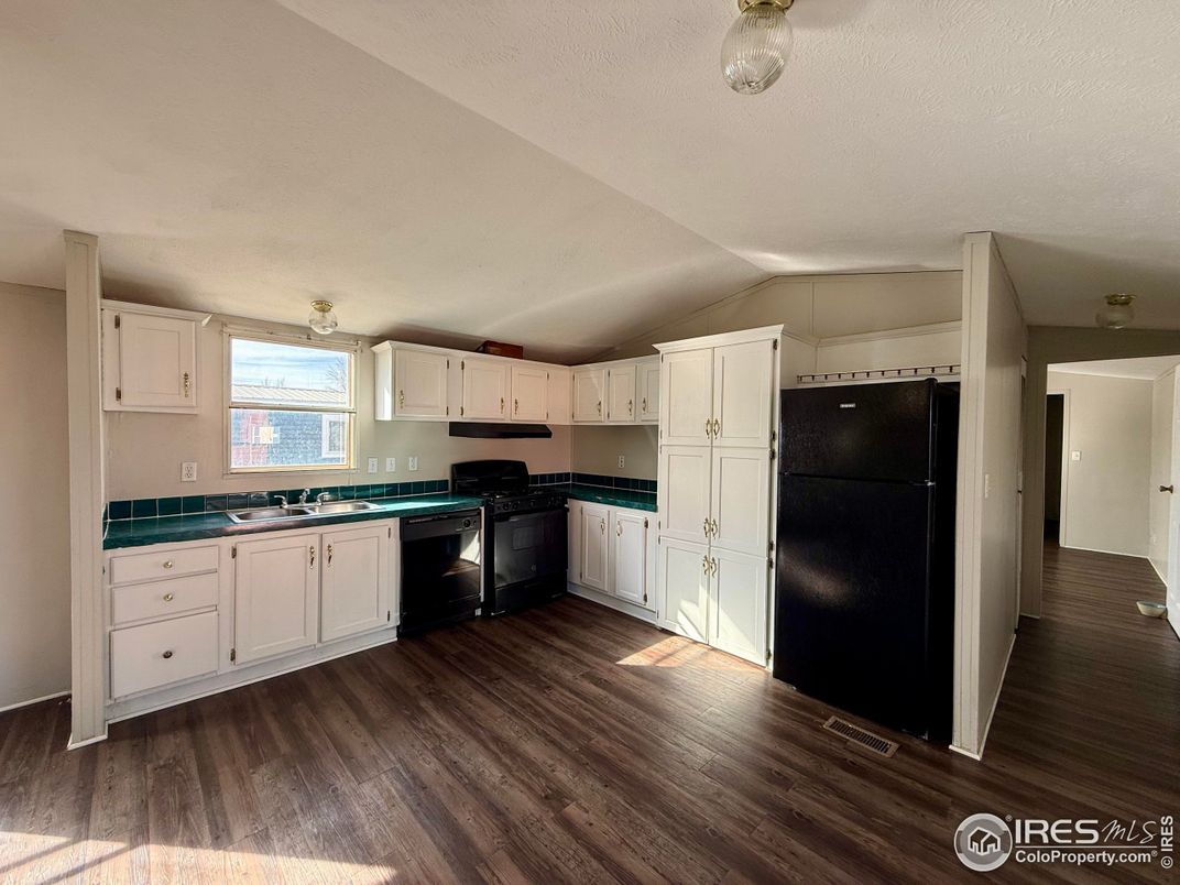 Interior, Kitchen, Wood Texture Flooring