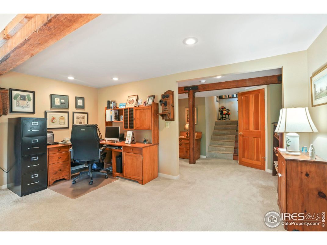 Home Office, Interior, Recessed Lighting