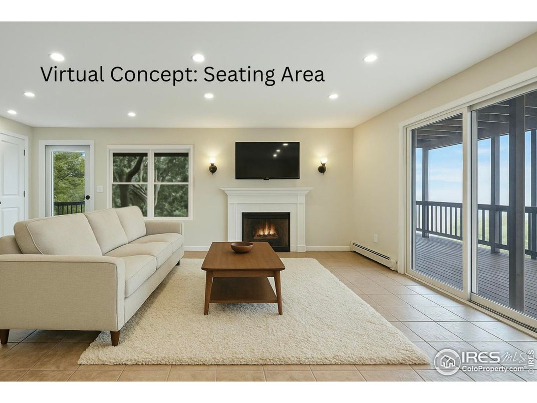 Fireplace, Interior, Living room, Recessed Lighting