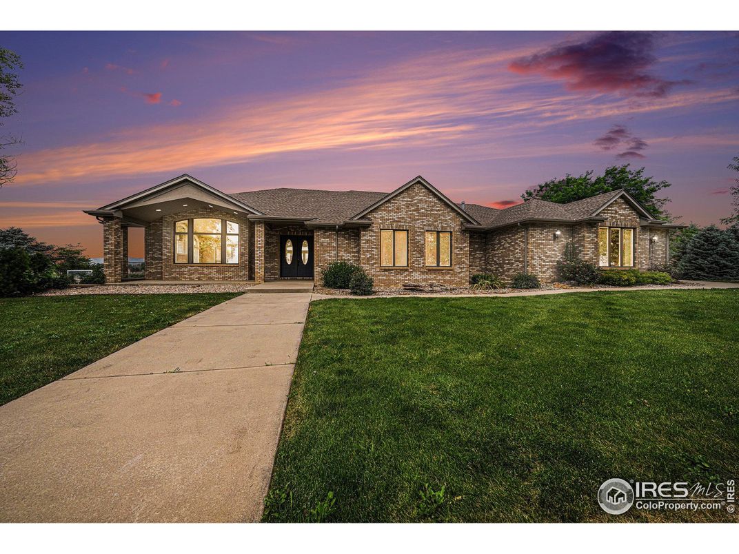 Backyard, Exterior, Facade, Brick Traditional