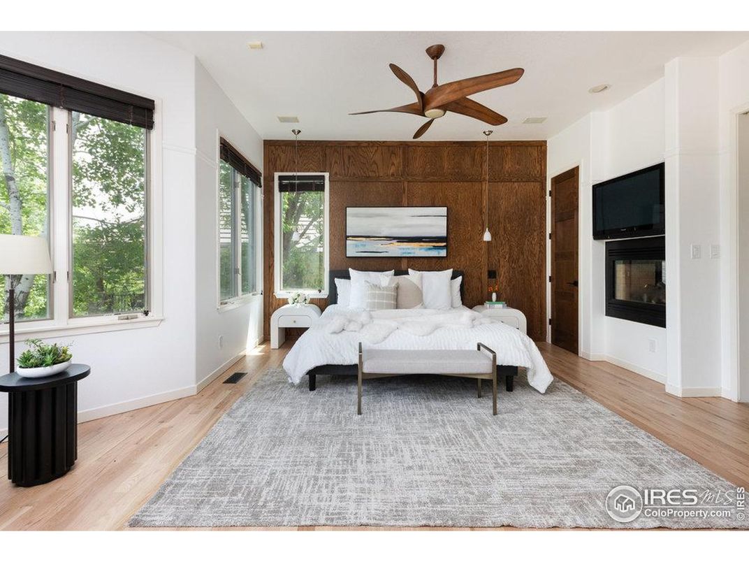 Bedroom, Interior, Wood Texture Flooring