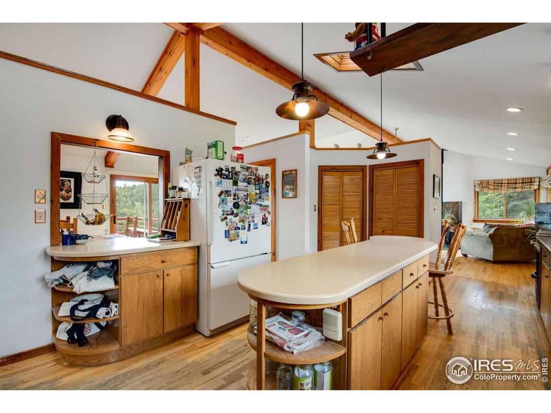Interior, Pendant Lights, Recessed Lighting, Wooden Beams, Wood Texture Flooring