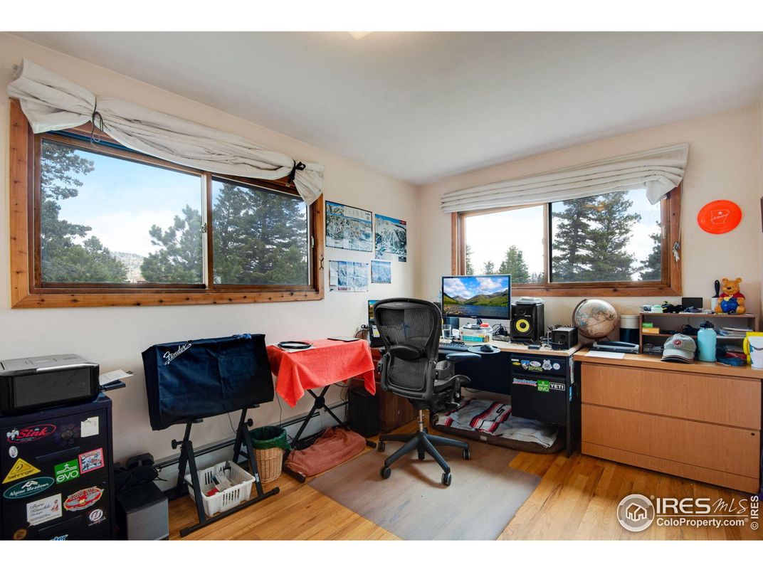 Home Office, Interior, Wood Texture Flooring