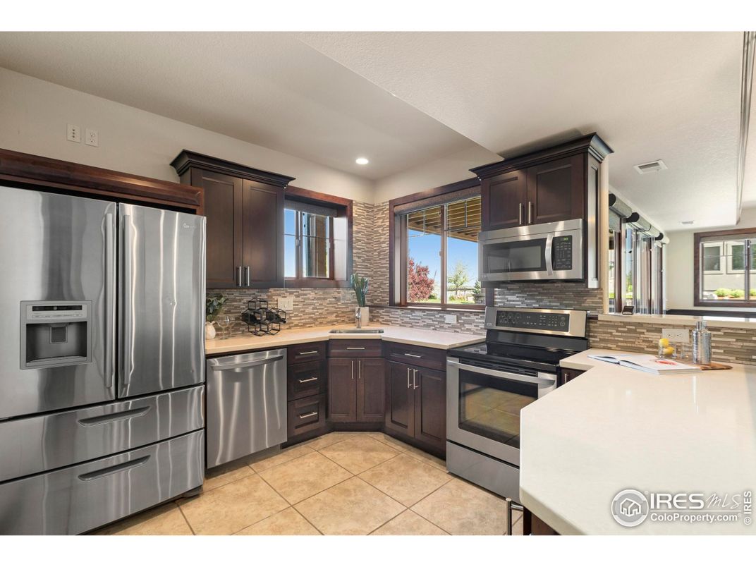 Interior, Kitchen, Recessed Lighting, Stainless Steel Appliances