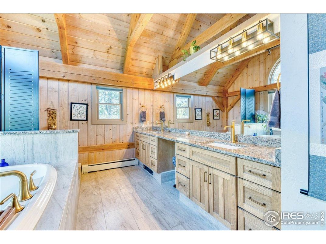 Bathroom, Interior, Wooden Beams, Wooden Ceilings, Wooden Walls