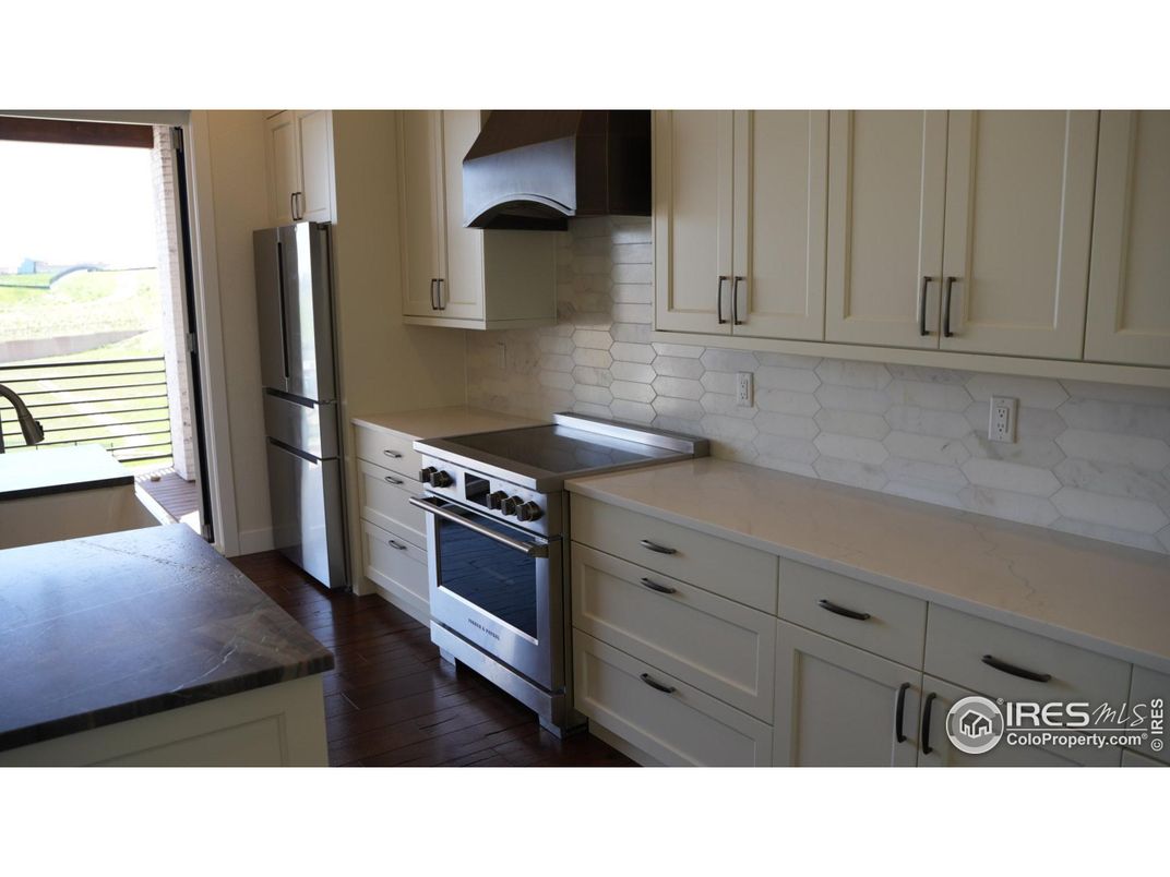 Interior, Kitchen, Wood Texture Flooring