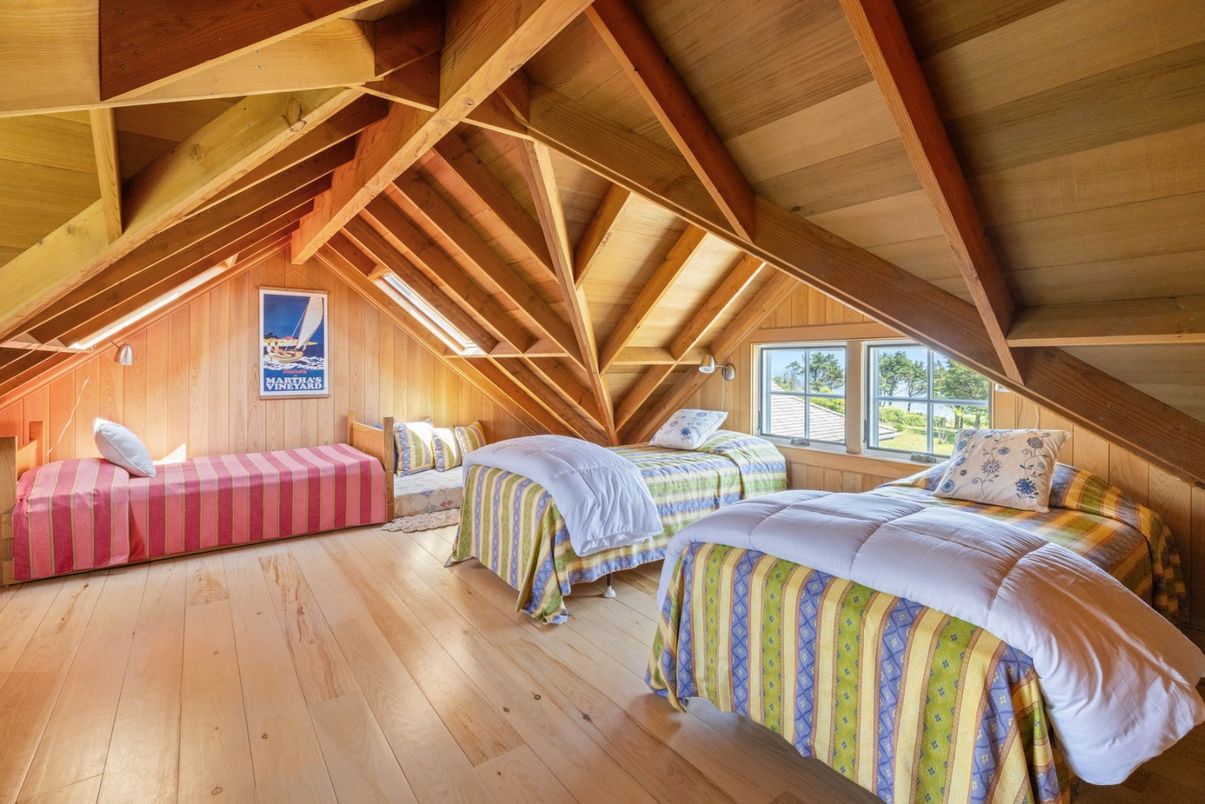 Bedroom, Interior, Wooden Beams, Wooden Ceilings, Wood Texture Flooring, Wooden Walls