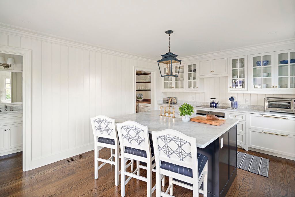 Interior, Kitchen, Pendant Lights, Stainless Steel Appliances, Wood Texture Flooring