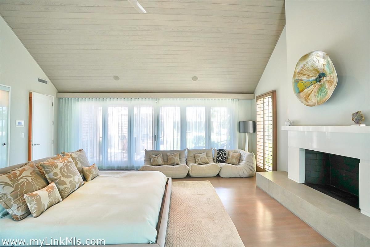 Bedroom, Fireplace, Interior, Living room, Wooden Ceilings, Wood Texture Flooring